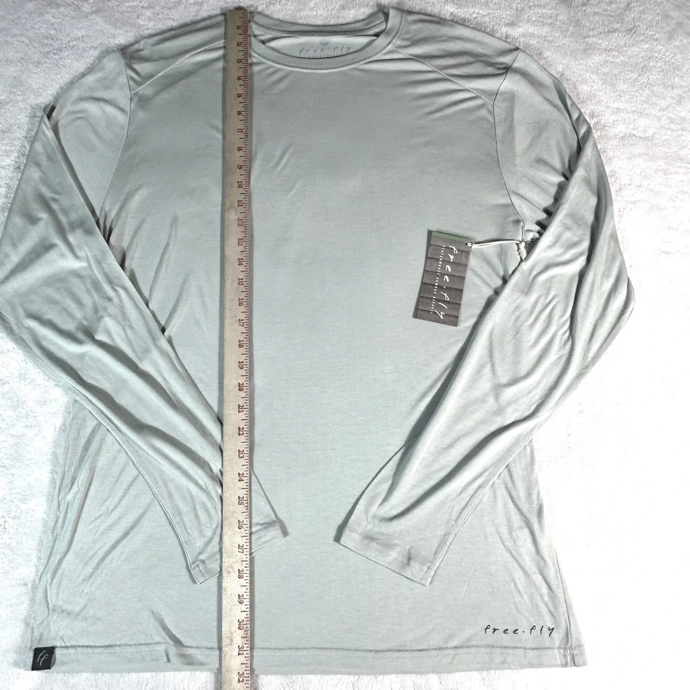 Free Fly Bamboo Lightweight Long Sleeve NWT Men XL Sage Performance Shirt